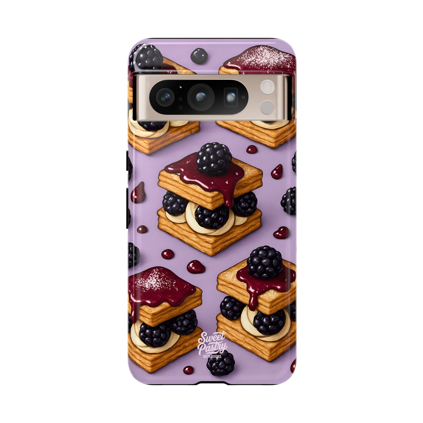 Blackberry Tart Phone Case – Dessert-Inspired Protective Case