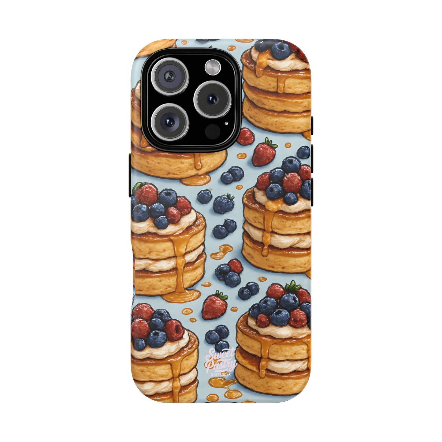 Berry Pancakes Phone Case – Dessert-Inspired Protective Case