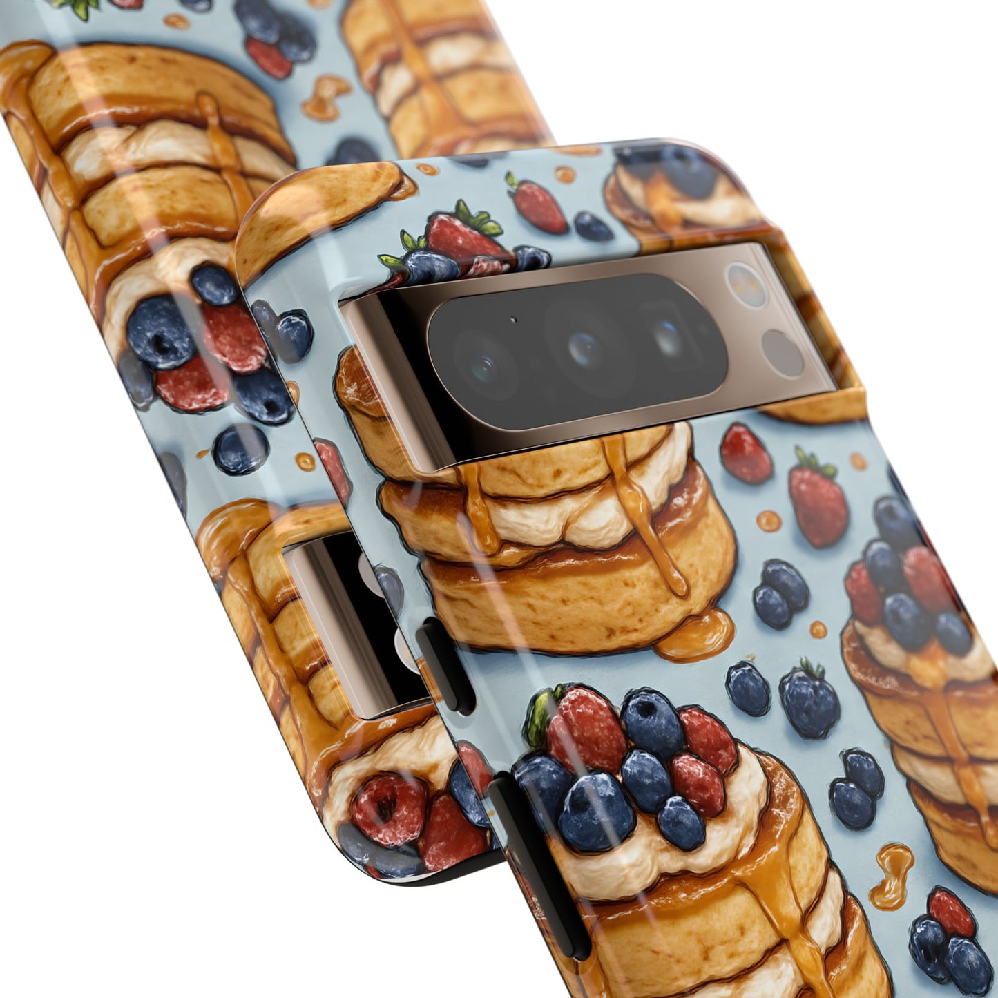 Berry Pancakes Phone Case – Dessert-Inspired Protective Case