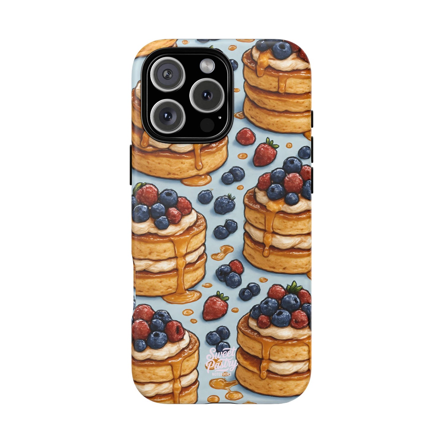 Berry Pancakes Phone Case – Dessert-Inspired Protective Case