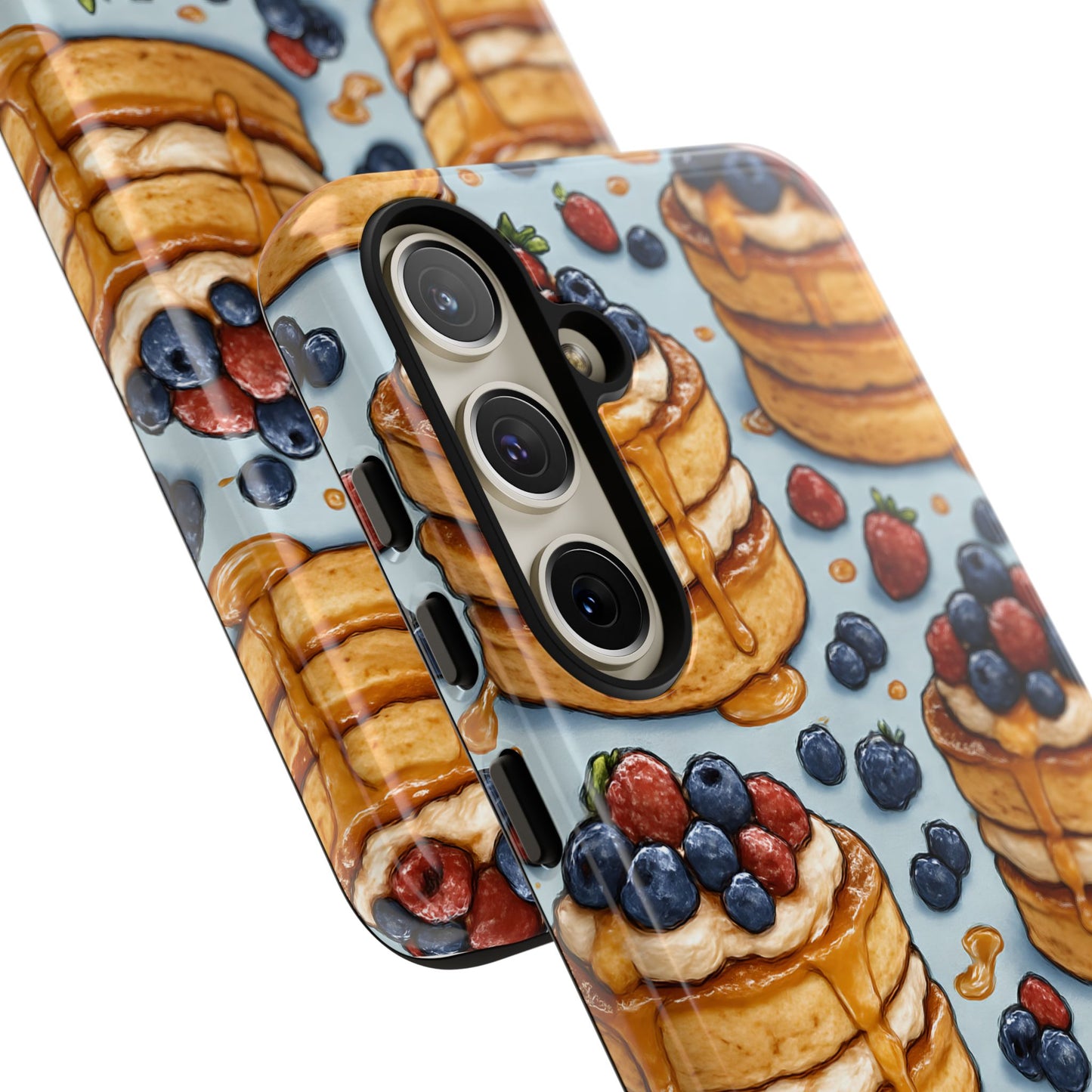 Berry Pancakes Phone Case – Dessert-Inspired Protective Case