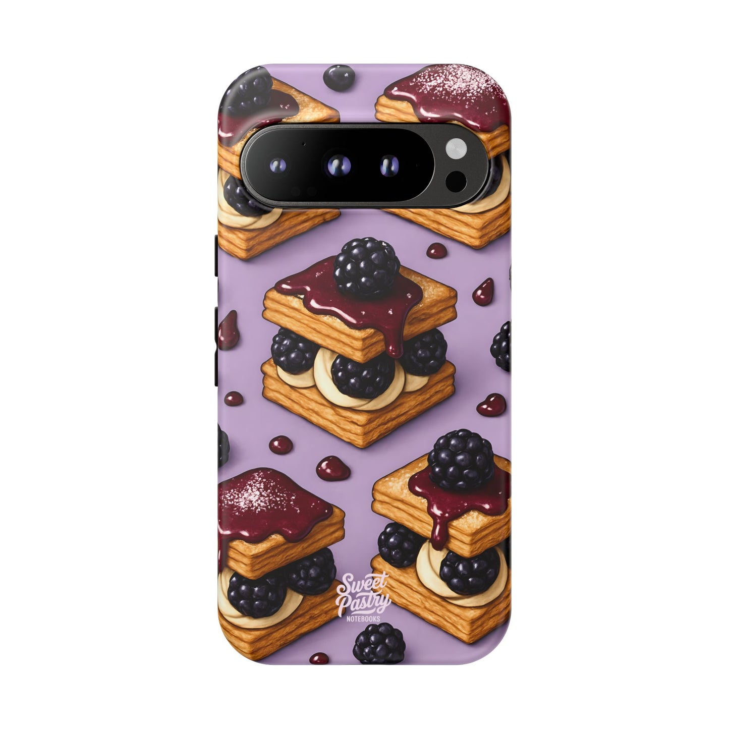 Blackberry Tart Phone Case – Dessert-Inspired Protective Case