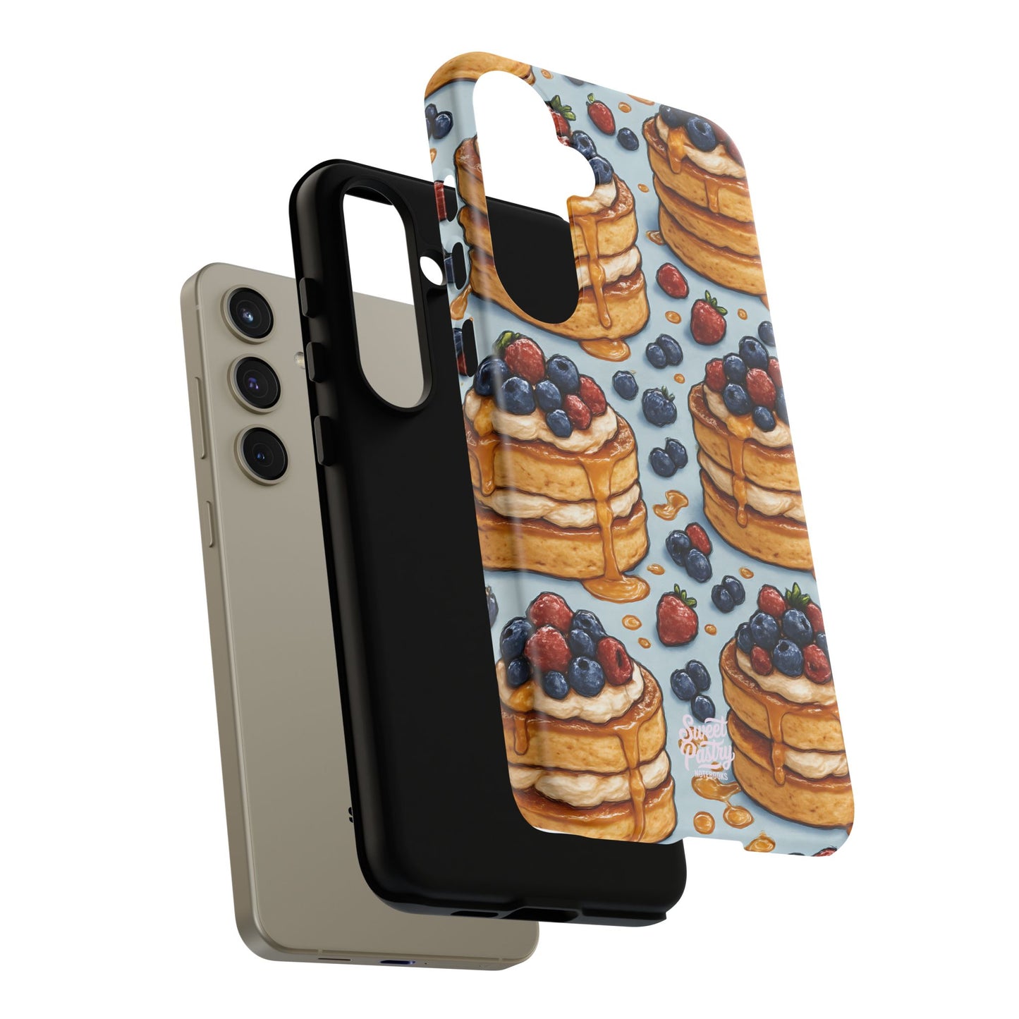 Berry Pancakes Phone Case – Dessert-Inspired Protective Case