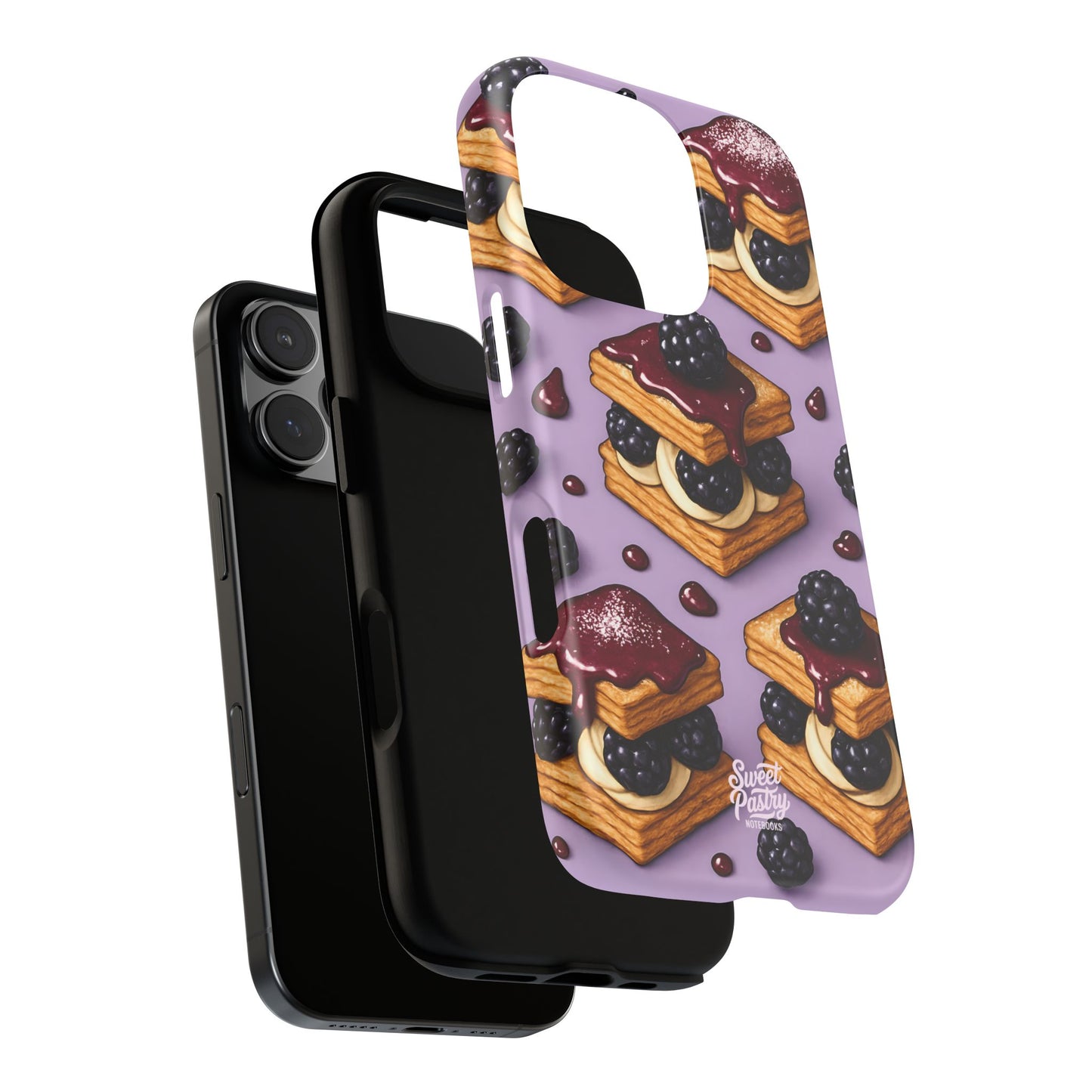 Blackberry Tart Phone Case – Dessert-Inspired Protective Case