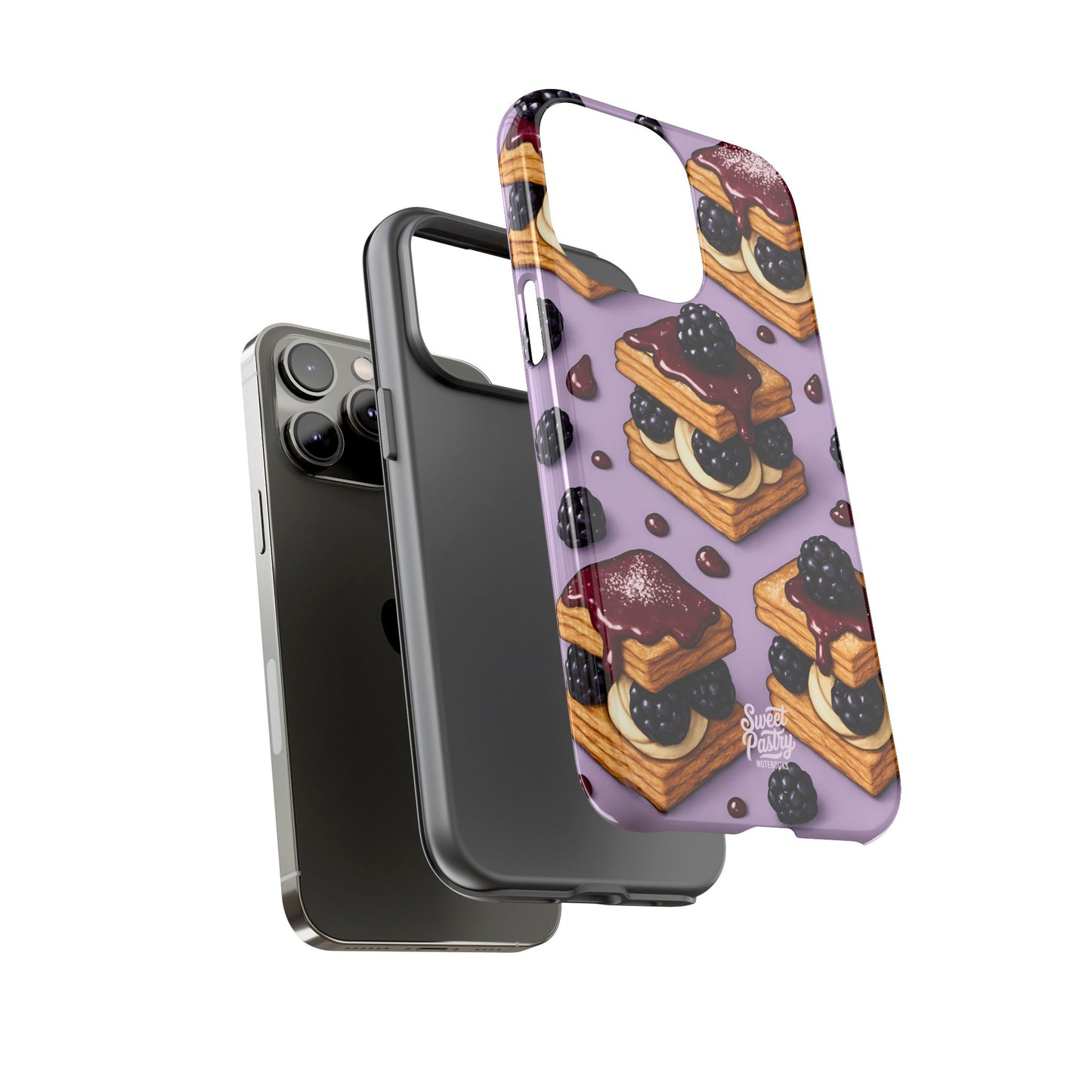 Blackberry Tart Phone Case – Dessert-Inspired Protective Case