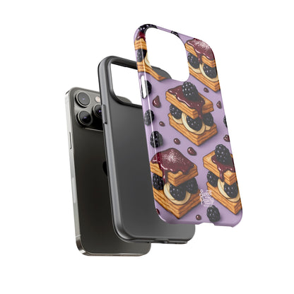 Blackberry Tart Phone Case – Dessert-Inspired Protective Case