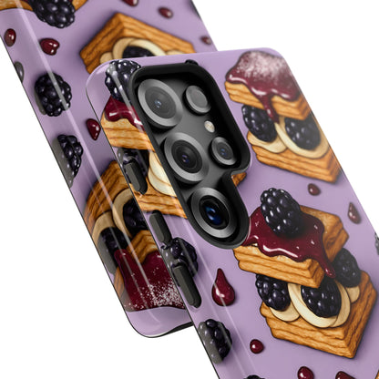 Blackberry Tart Phone Case – Dessert-Inspired Protective Case