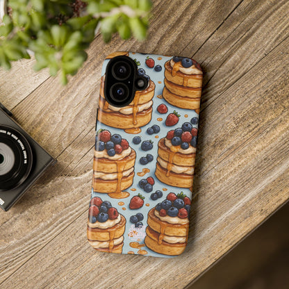 Berry Pancakes Phone Case – Dessert-Inspired Protective Case