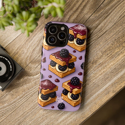 Blackberry Tart Phone Case – Dessert-Inspired Protective Case