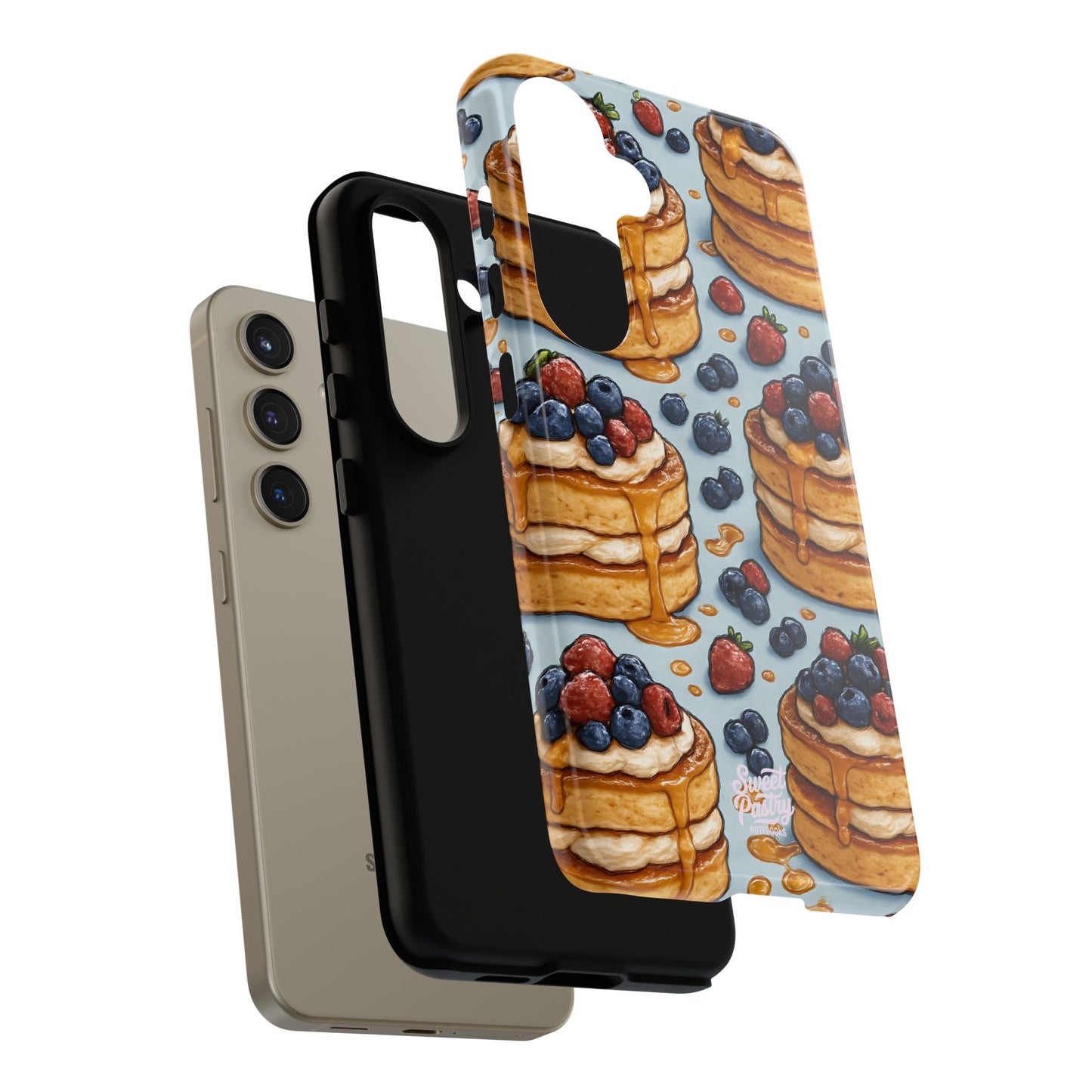 Berry Pancakes Phone Case – Dessert-Inspired Protective Case
