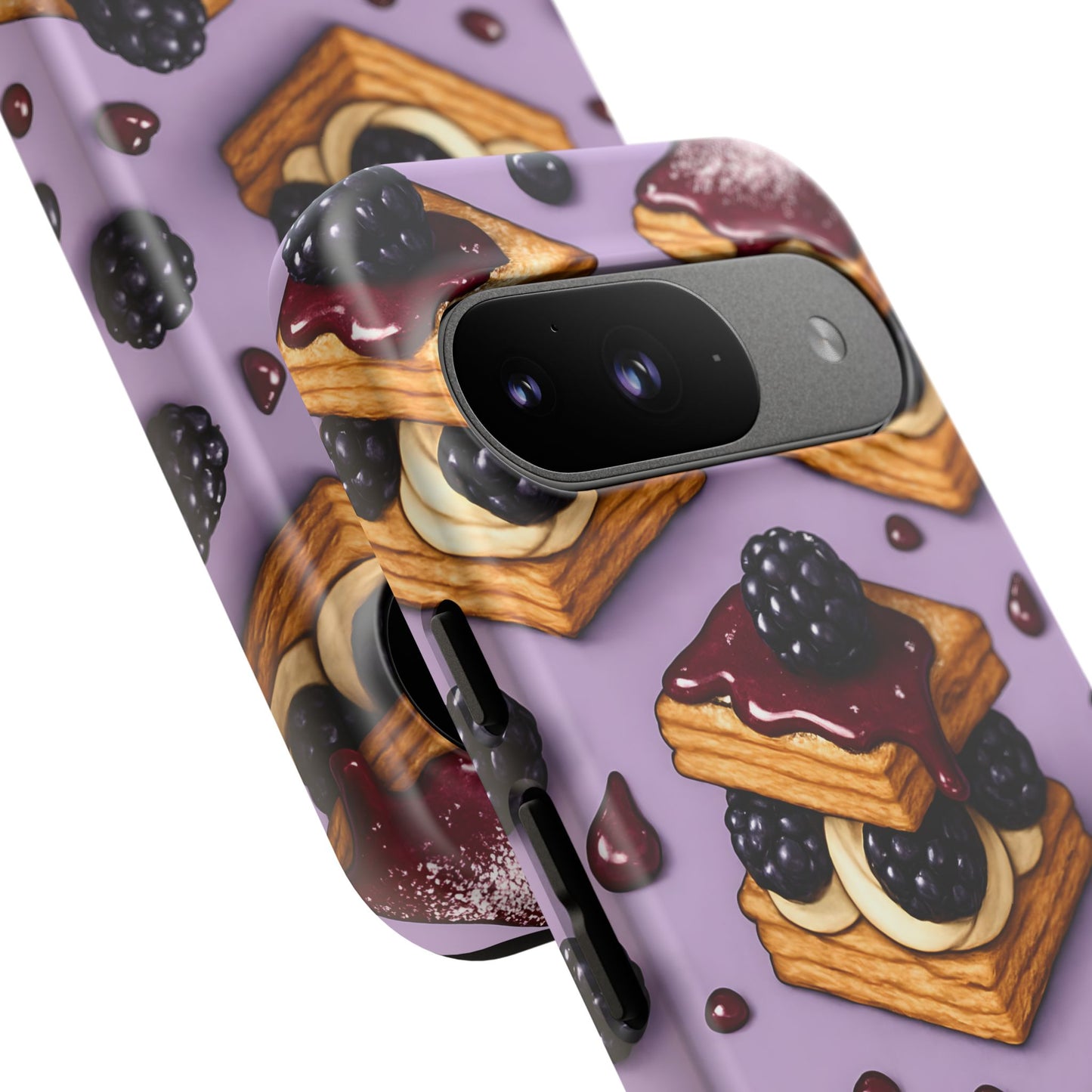 Blackberry Tart Phone Case – Dessert-Inspired Protective Case