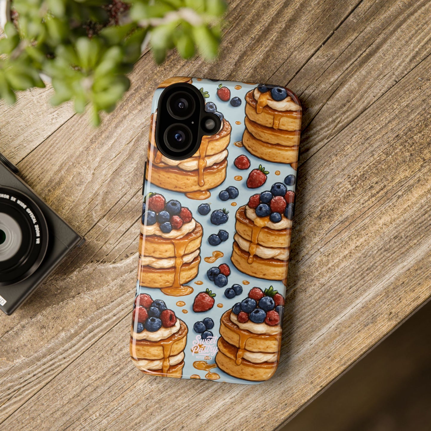 Berry Pancakes Phone Case – Dessert-Inspired Protective Case