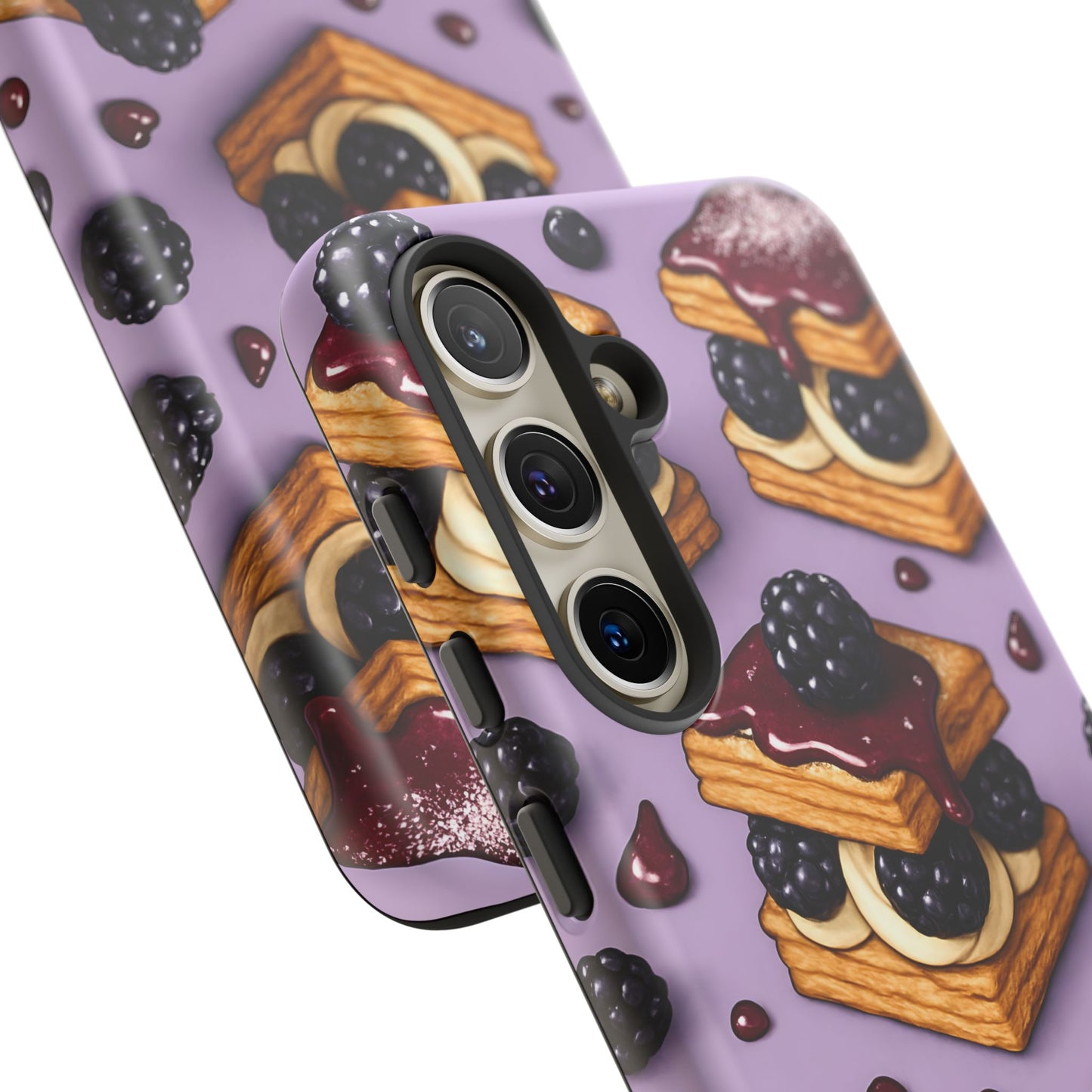Blackberry Tart Phone Case – Dessert-Inspired Protective Case