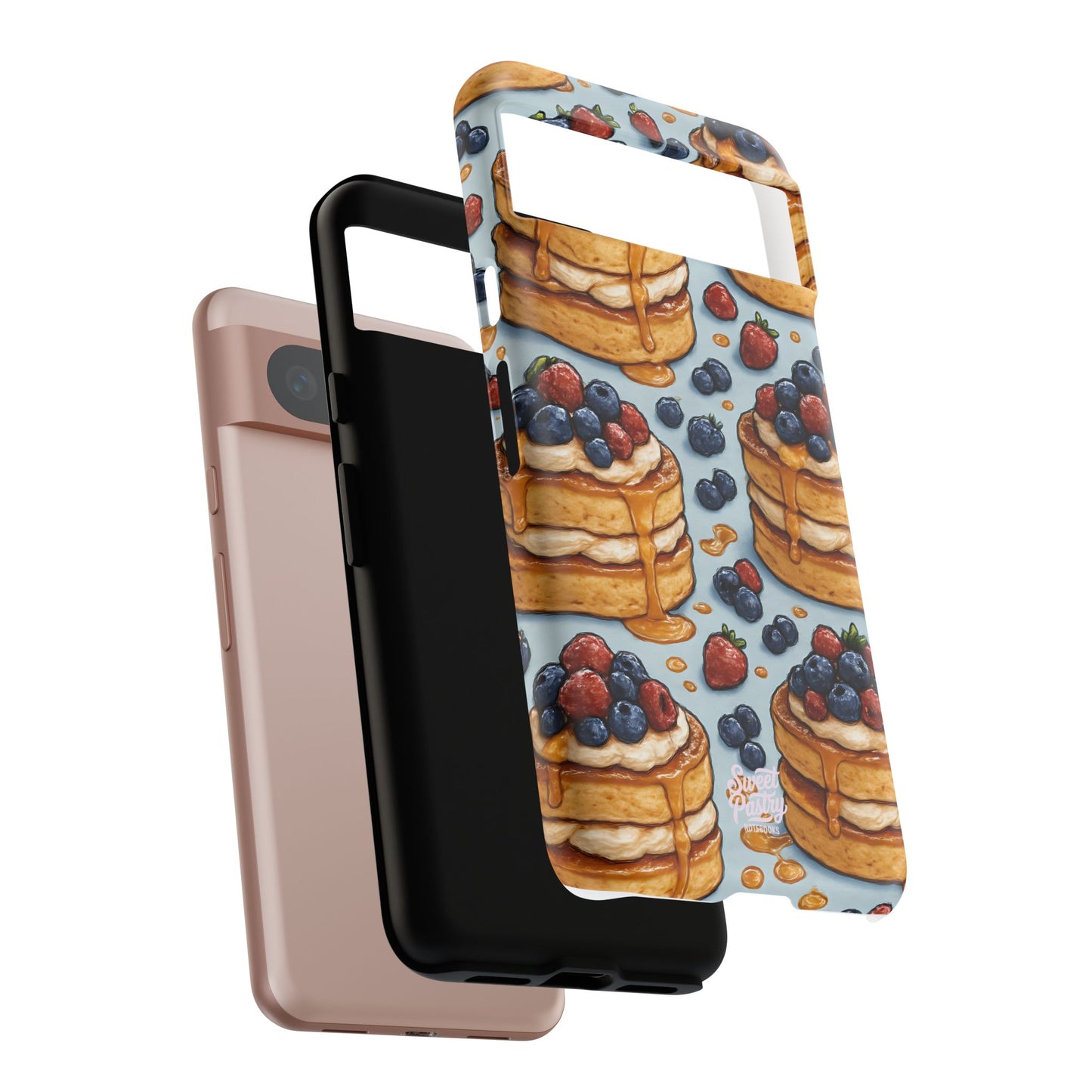 Berry Pancakes Phone Case – Dessert-Inspired Protective Case