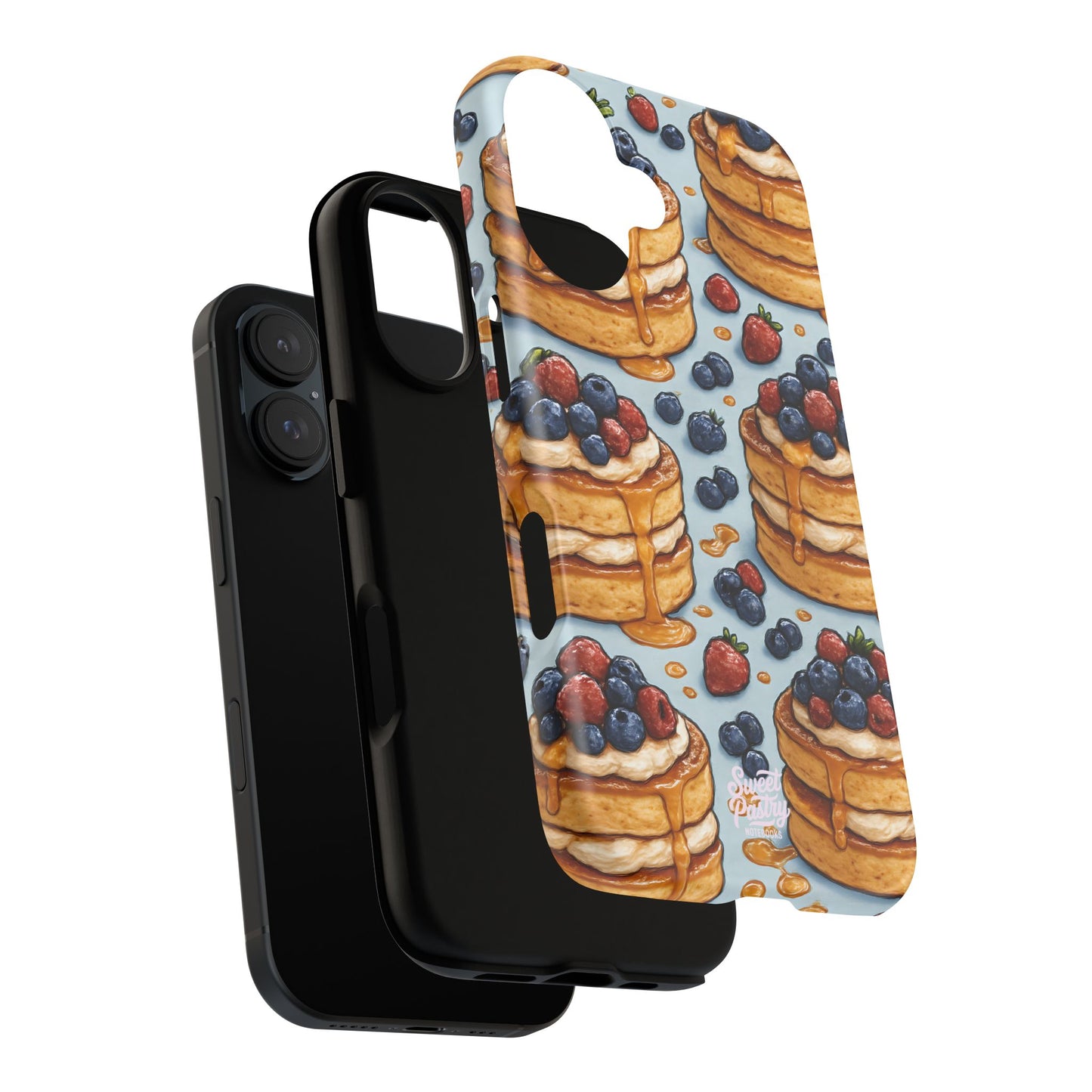 Berry Pancakes Phone Case – Dessert-Inspired Protective Case