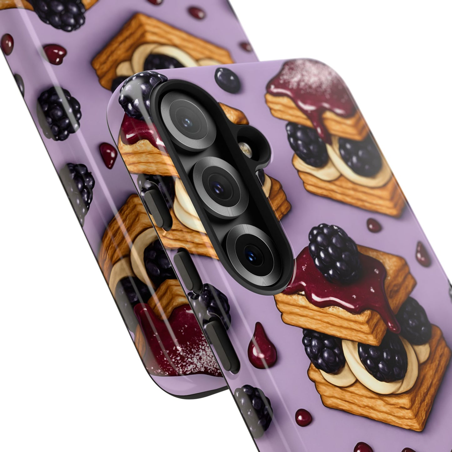 Blackberry Tart Phone Case – Dessert-Inspired Protective Case