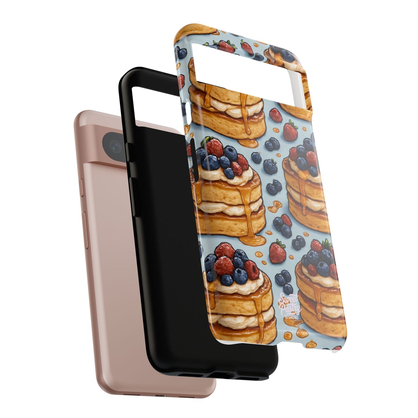 Berry Pancakes Phone Case – Dessert-Inspired Protective Case