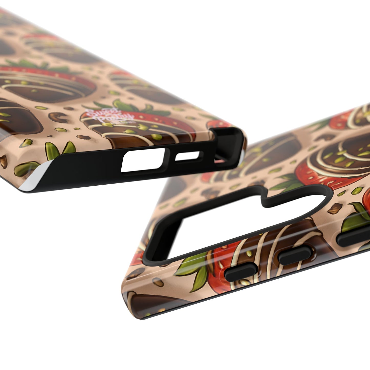 Chocolate Strawberries Phone Case – Dessert-Inspired Protective Case