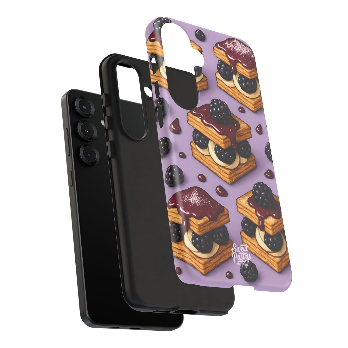 Blackberry Tart Phone Case – Dessert-Inspired Protective Case