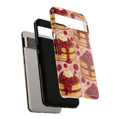 Raspberry Pancakes Phone Case – Dessert-Inspired Protective Case