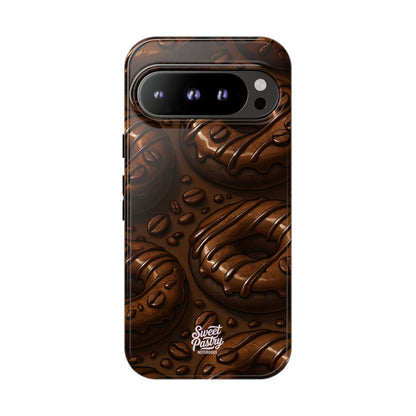 Chocolate Donuts Phone Case – Dessert-Inspired Protective Case