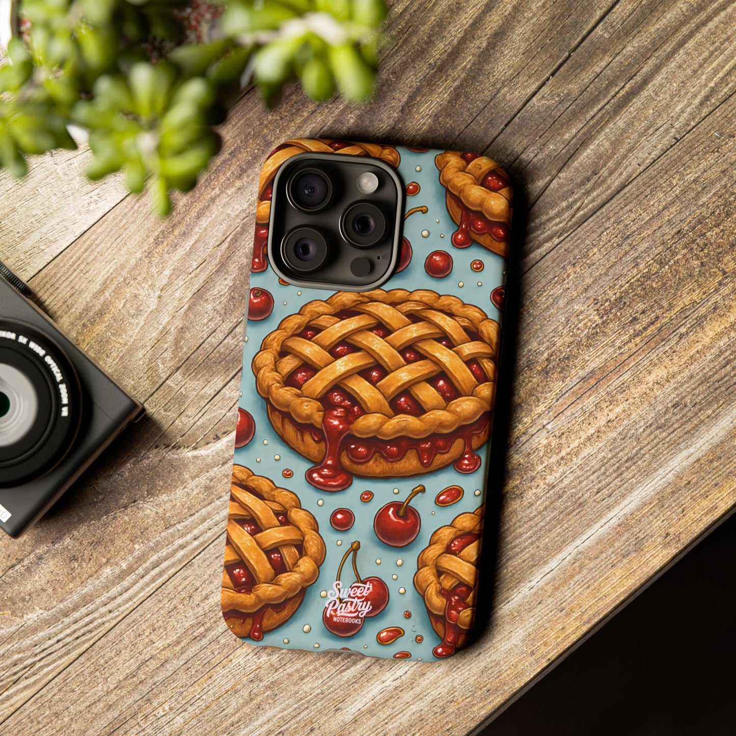 Cherry Pie Phone Case – Dessert-Inspired Protective Case