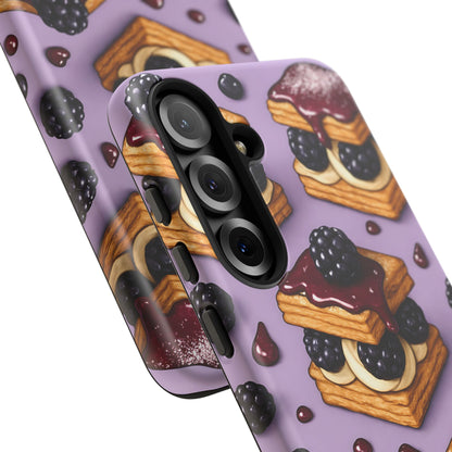Blackberry Tart Phone Case – Dessert-Inspired Protective Case