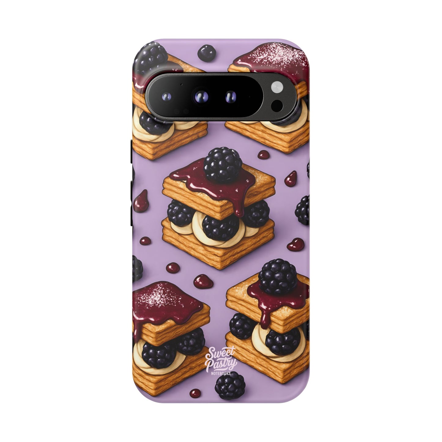 Blackberry Tart Phone Case – Dessert-Inspired Protective Case