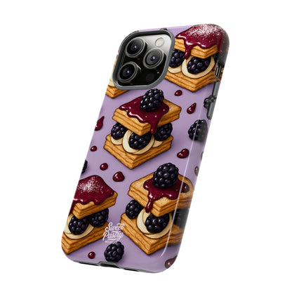 Blackberry Tart Phone Case – Dessert-Inspired Protective Case
