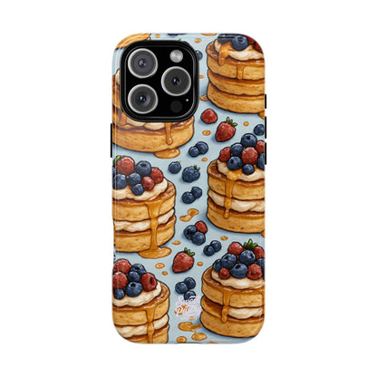 Berry Pancakes Phone Case – Dessert-Inspired Protective Case