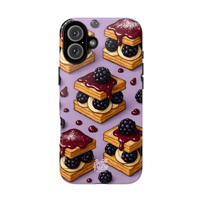 Blackberry Tart Phone Case – Dessert-Inspired Protective Case