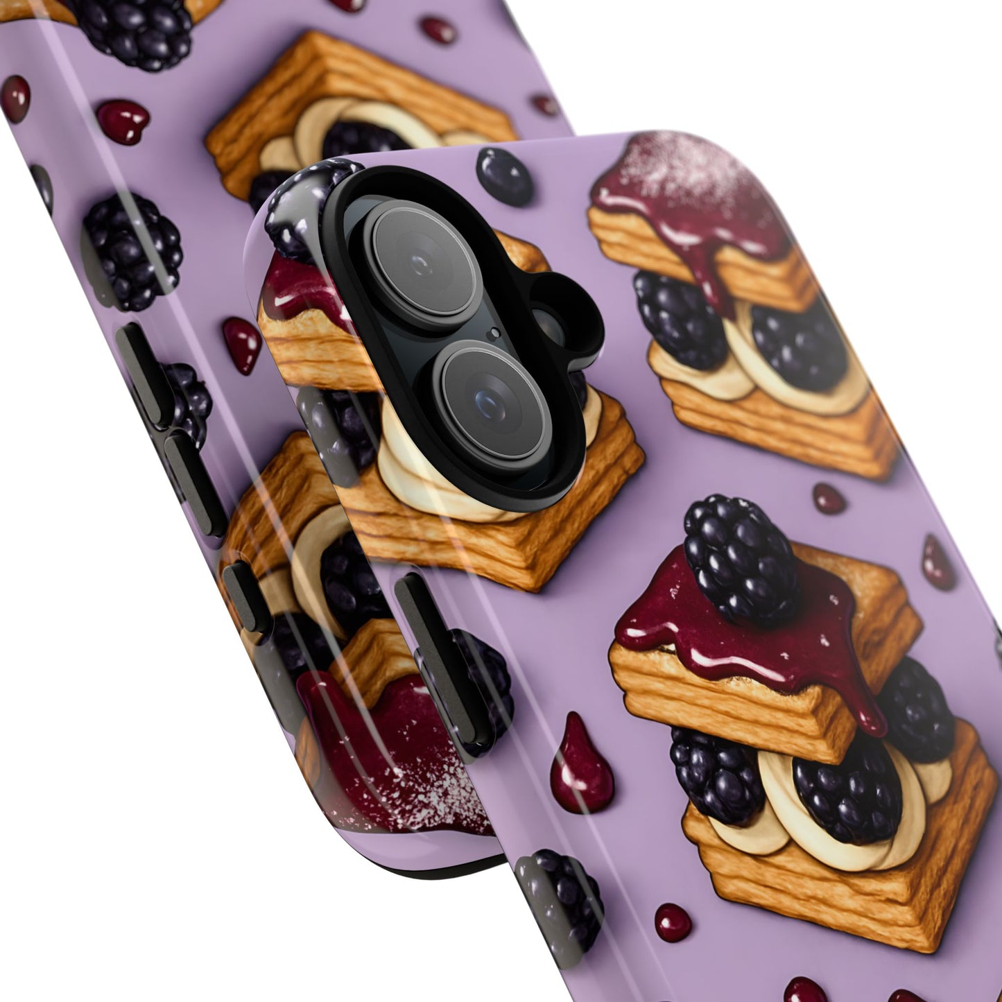 Blackberry Tart Phone Case – Dessert-Inspired Protective Case