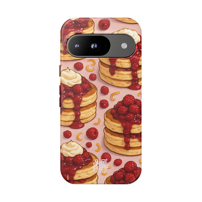 Raspberry Pancakes Phone Case – Dessert-Inspired Protective Case