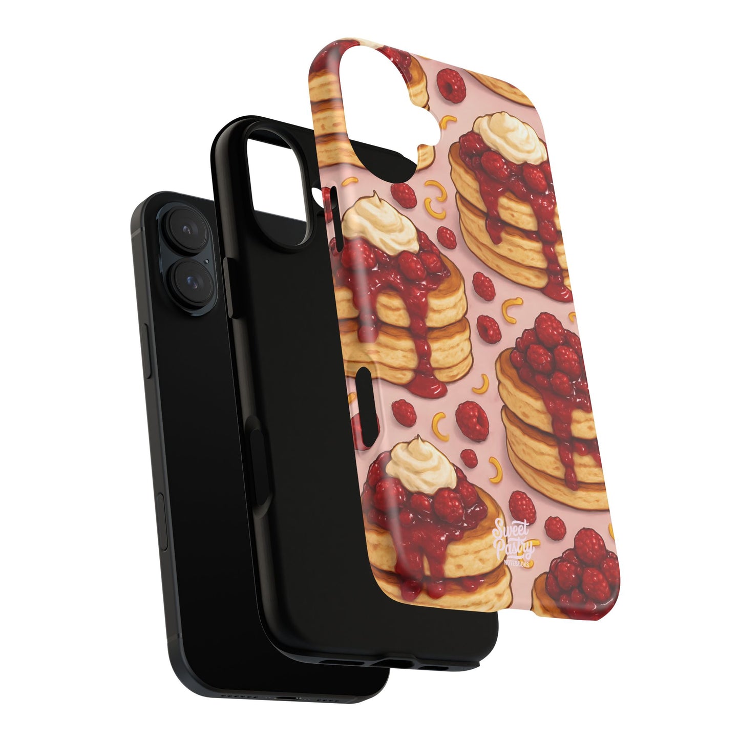 Raspberry Pancakes Phone Case – Dessert-Inspired Protective Case