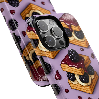 Blackberry Tart Phone Case – Dessert-Inspired Protective Case