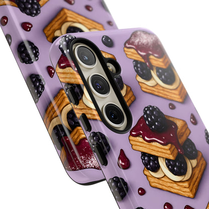 Blackberry Tart Phone Case – Dessert-Inspired Protective Case