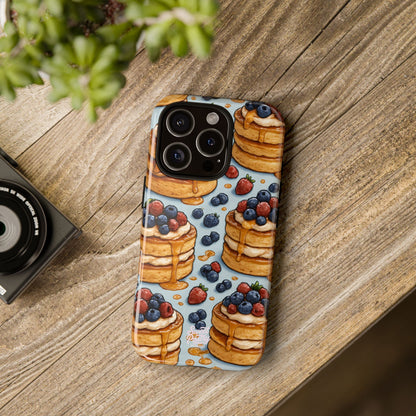Berry Pancakes Phone Case – Dessert-Inspired Protective Case