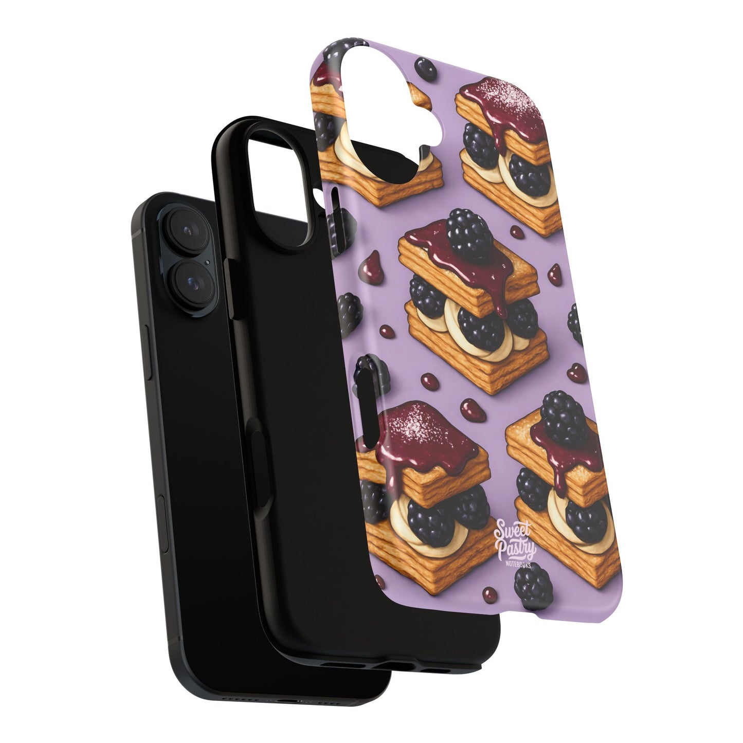 Blackberry Tart Phone Case – Dessert-Inspired Protective Case
