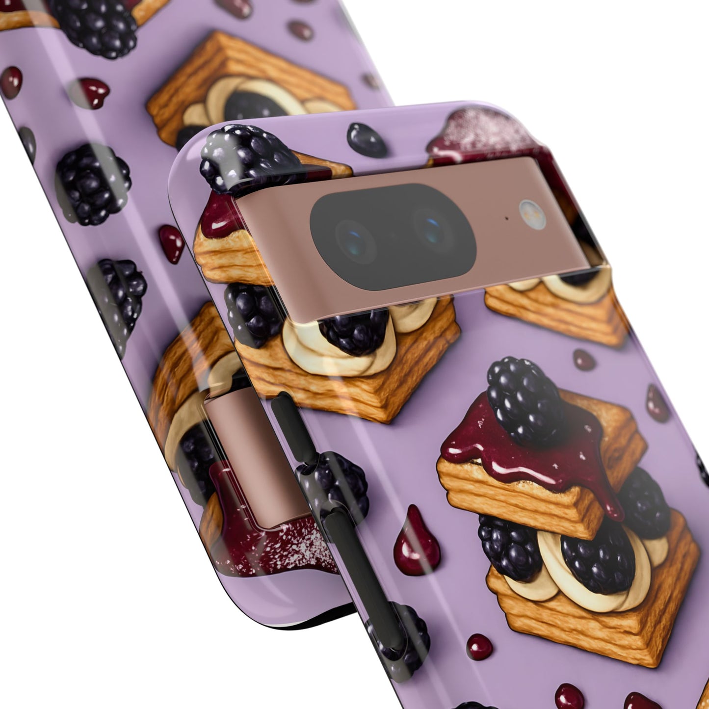Blackberry Tart Phone Case – Dessert-Inspired Protective Case