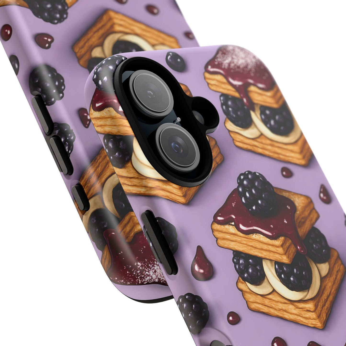 Blackberry Tart Phone Case – Dessert-Inspired Protective Case