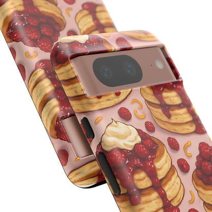 Raspberry Pancakes Phone Case – Dessert-Inspired Protective Case