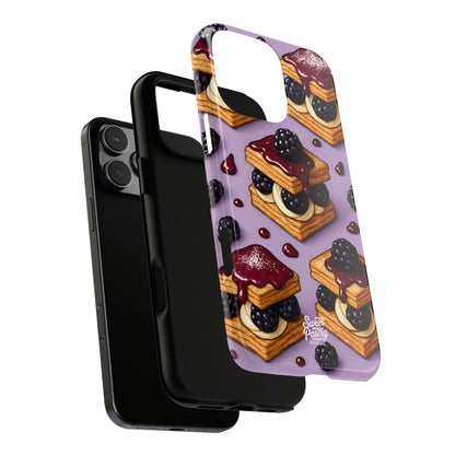 Blackberry Tart Phone Case – Dessert-Inspired Protective Case