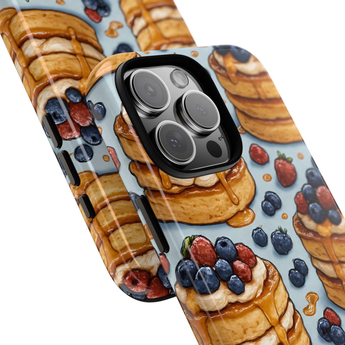 Berry Pancakes Phone Case – Dessert-Inspired Protective Case