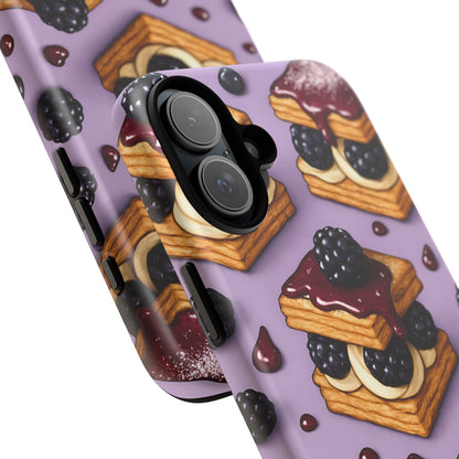 Blackberry Tart Phone Case – Dessert-Inspired Protective Case