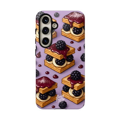 Blackberry Tart Phone Case – Dessert-Inspired Protective Case