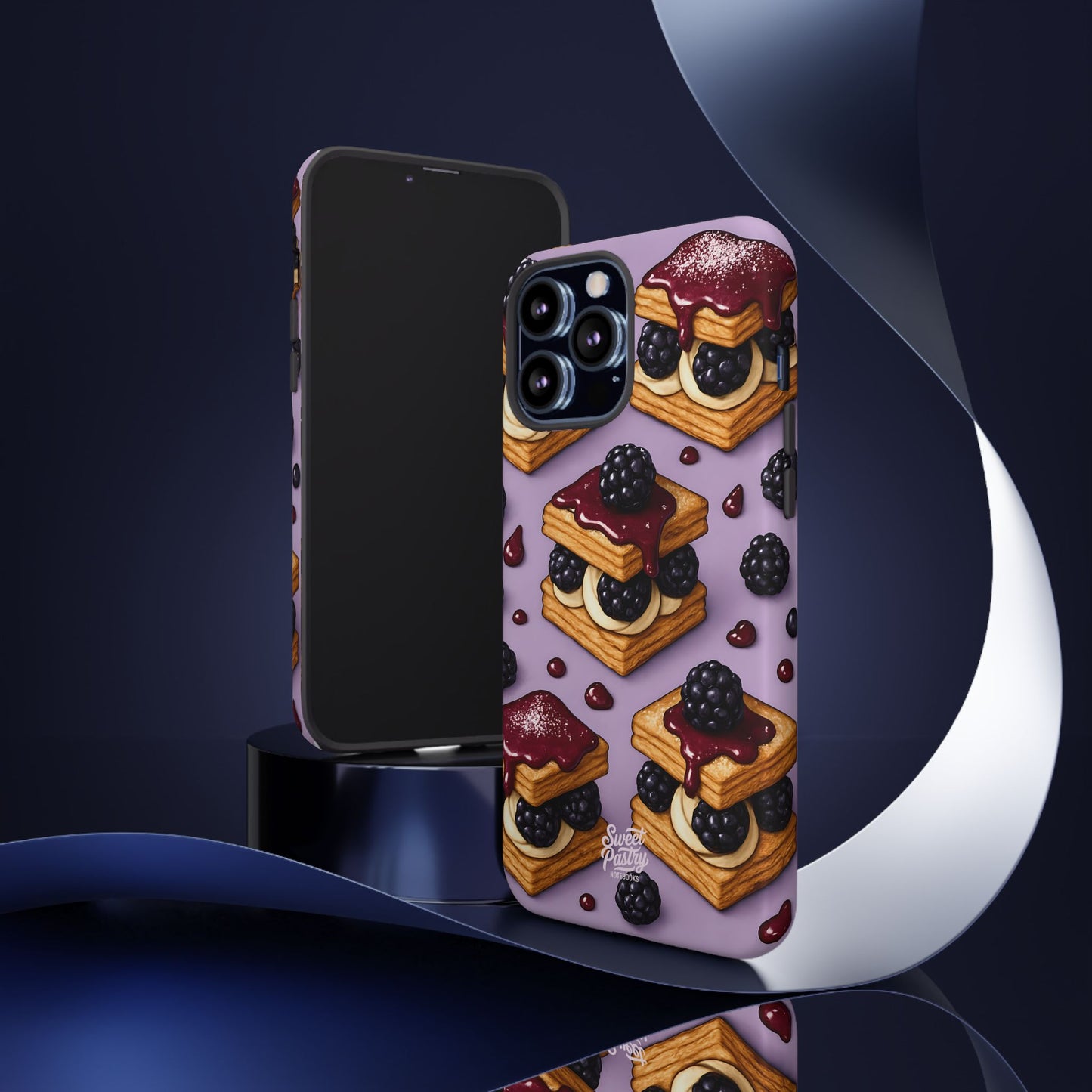Blackberry Tart Phone Case – Dessert-Inspired Protective Case