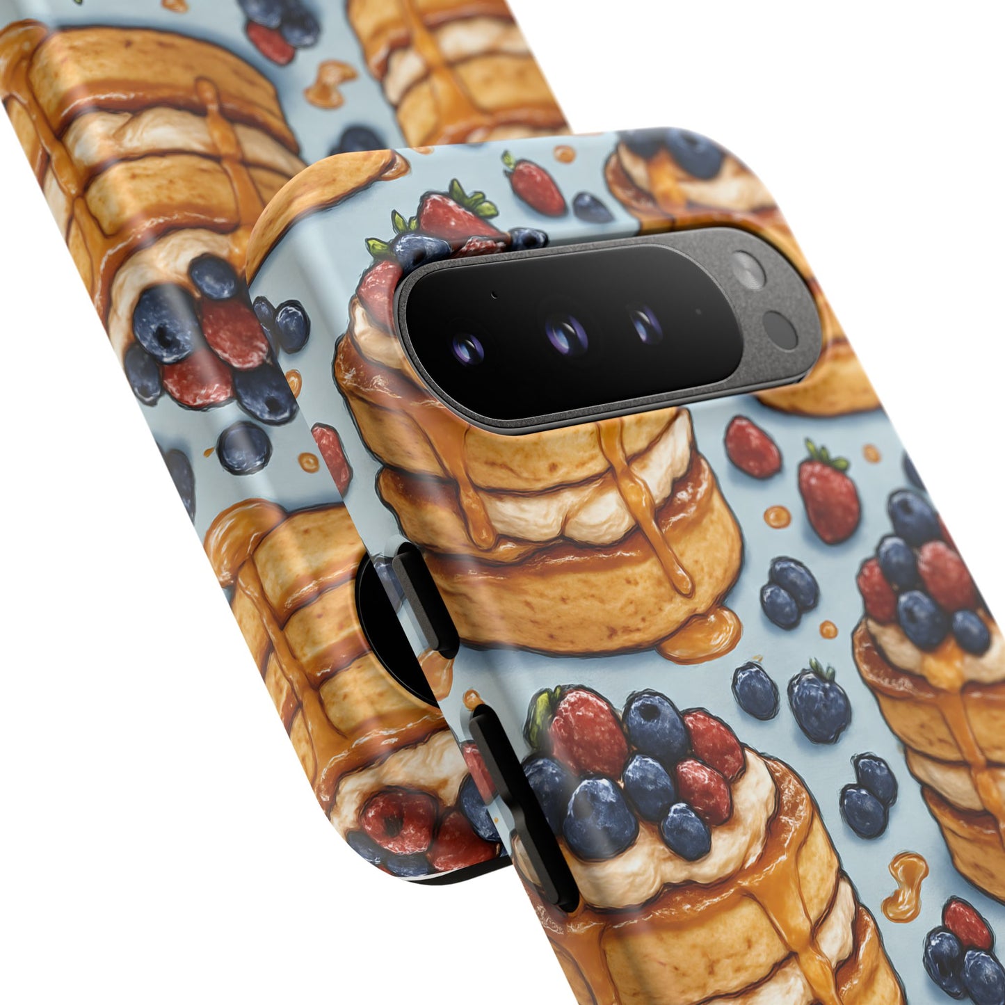 Berry Pancakes Phone Case – Dessert-Inspired Protective Case