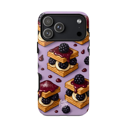 Blackberry Tart Phone Case – Dessert-Inspired Protective Case