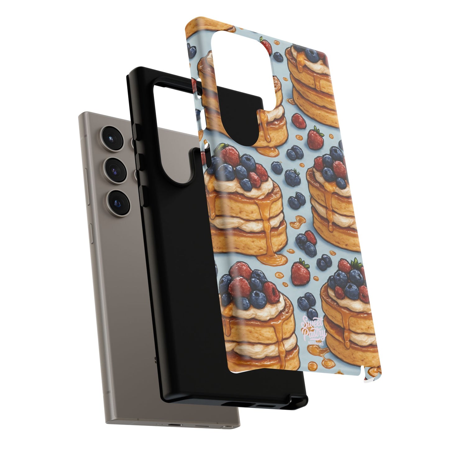 Berry Pancakes Phone Case – Dessert-Inspired Protective Case