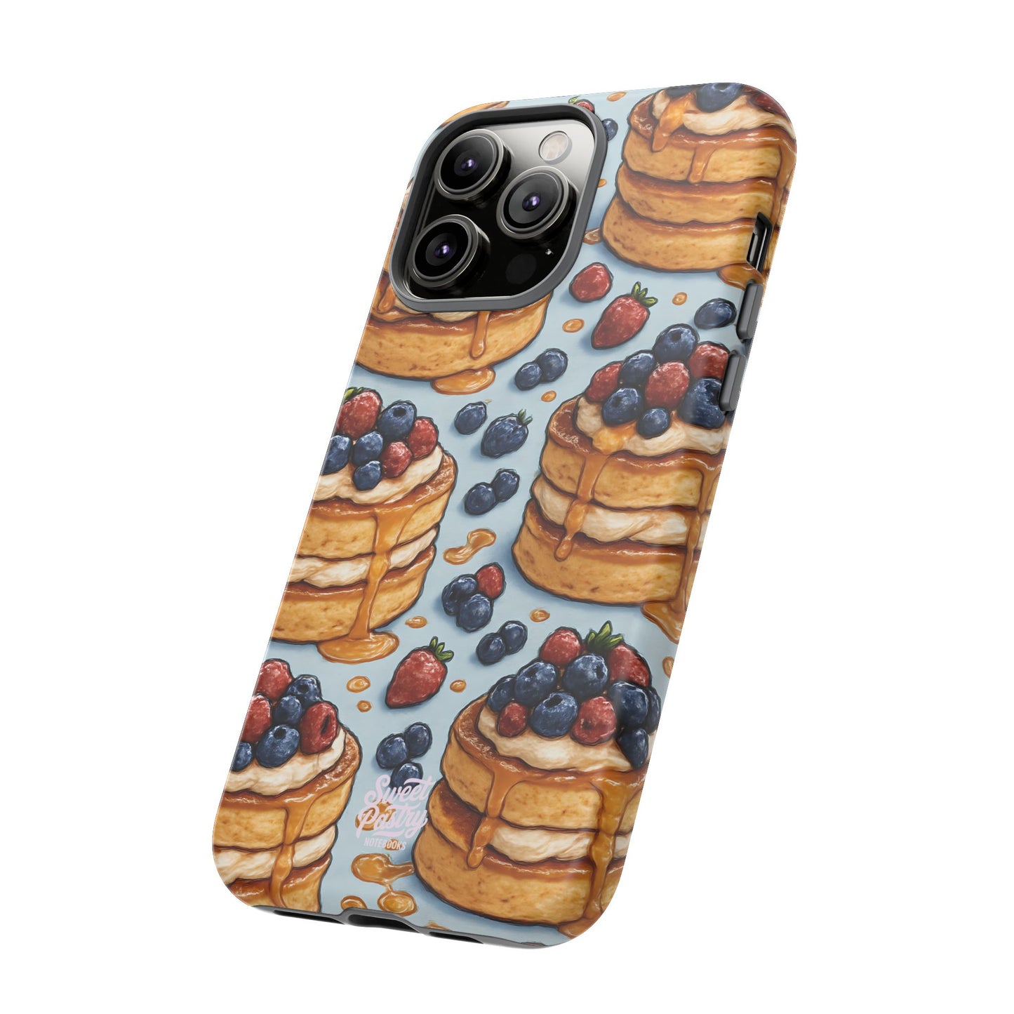Berry Pancakes Phone Case – Dessert-Inspired Protective Case